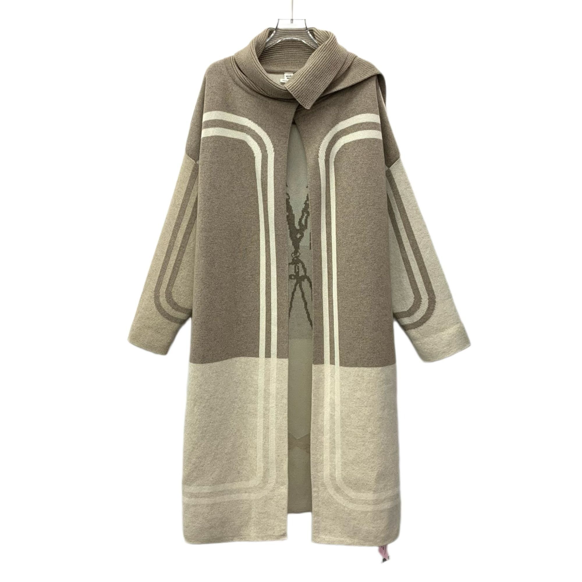 Hermes Hermès Paris Two-Tone Cashmere Open Front Knitted Cardigan C Size XS / US 0-2 / IT 36-38 - 1 Thumbnail