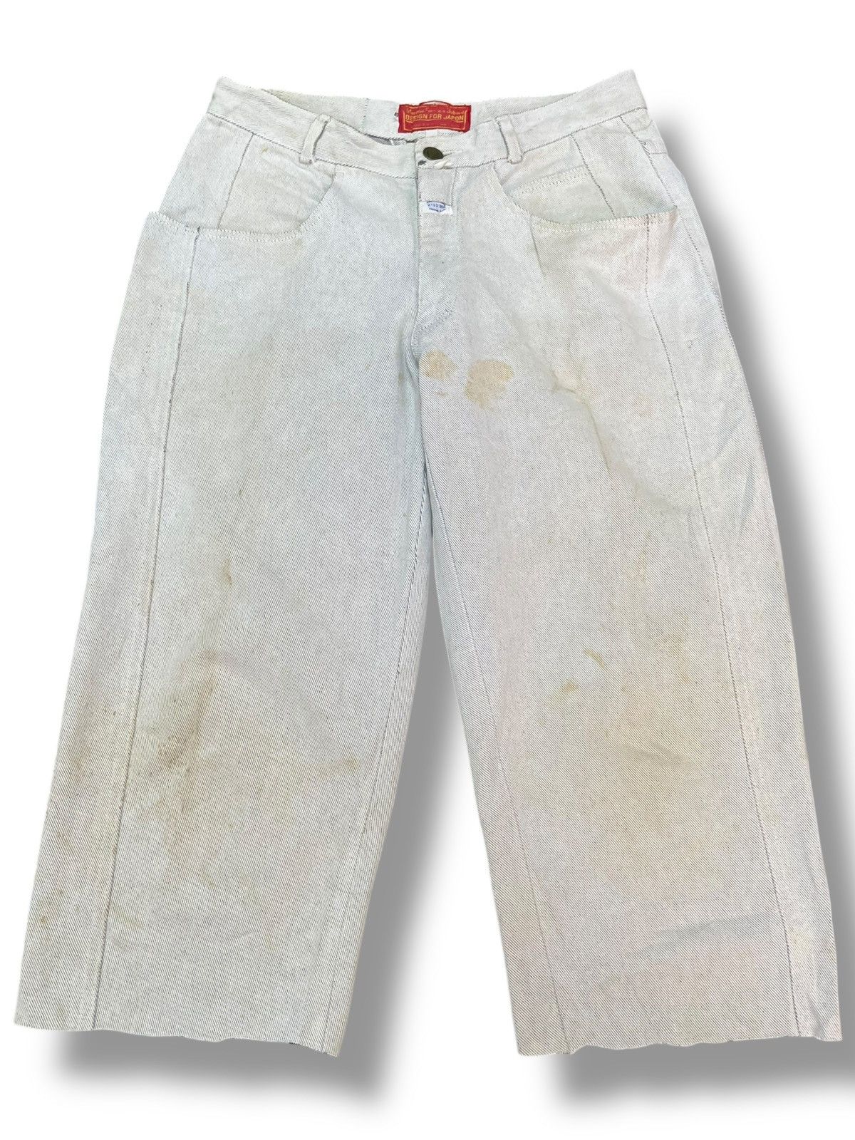 Marithe + Francois Girbaud × Vintage Vintage MFG Stonewashed Shorts Denim Size US 28 / EU 44 - 1 Thumbnail