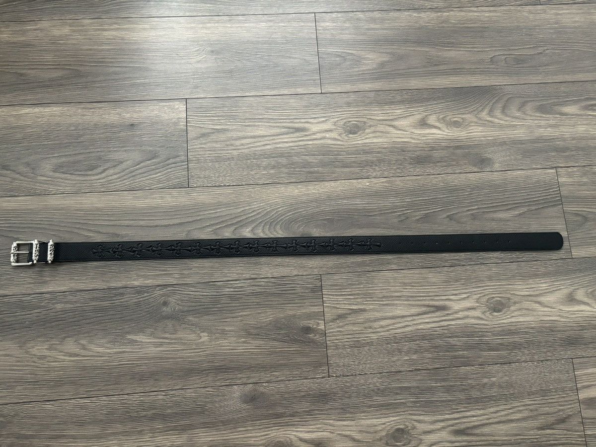 Other Nice black belt with beautiful crosses on it Size 34 - 2 Thumbnail