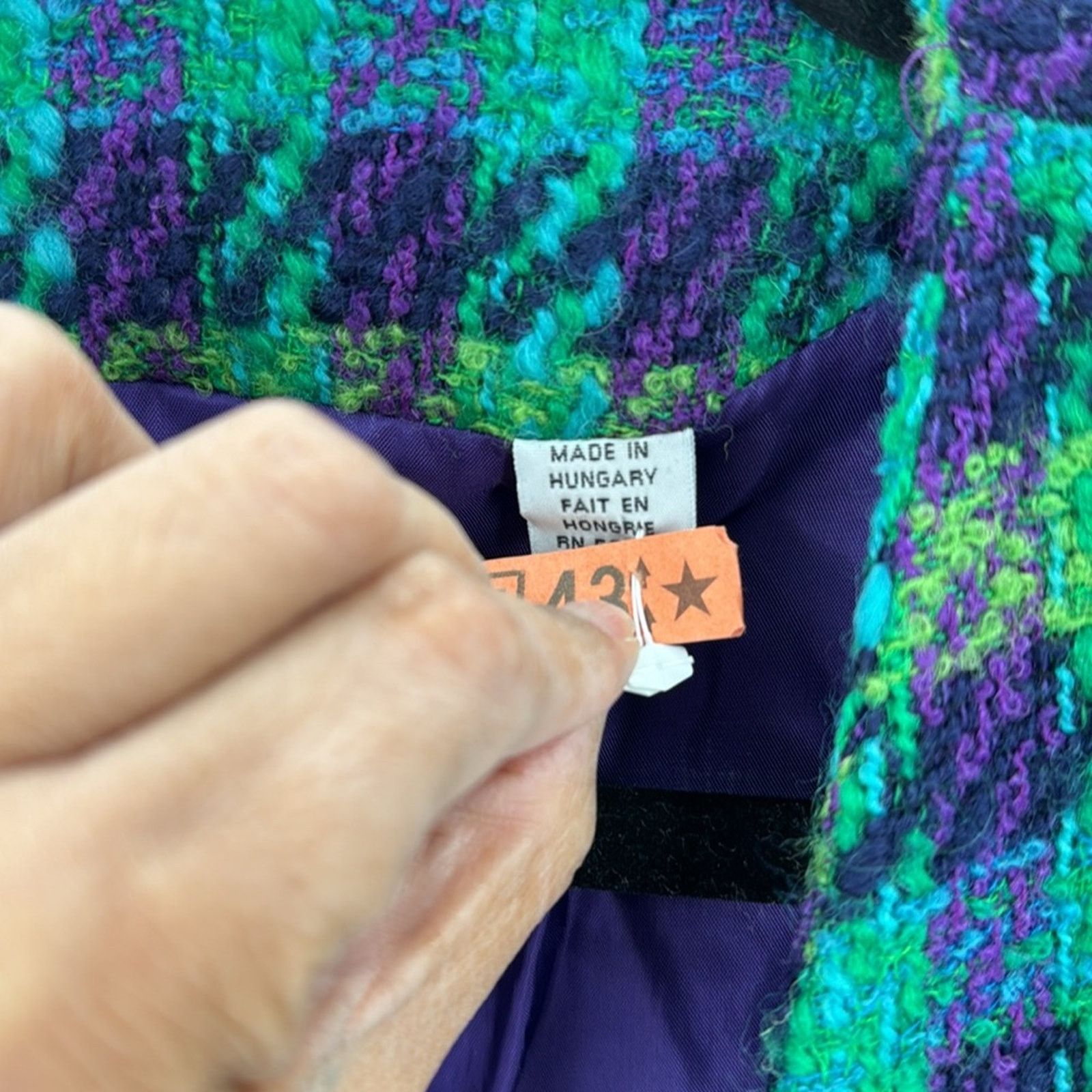 Other Dana Buchman vintage plaid wool double breasted gold buttons Size M / US 6-8 / IT 42-44 - 3 Thumbnail
