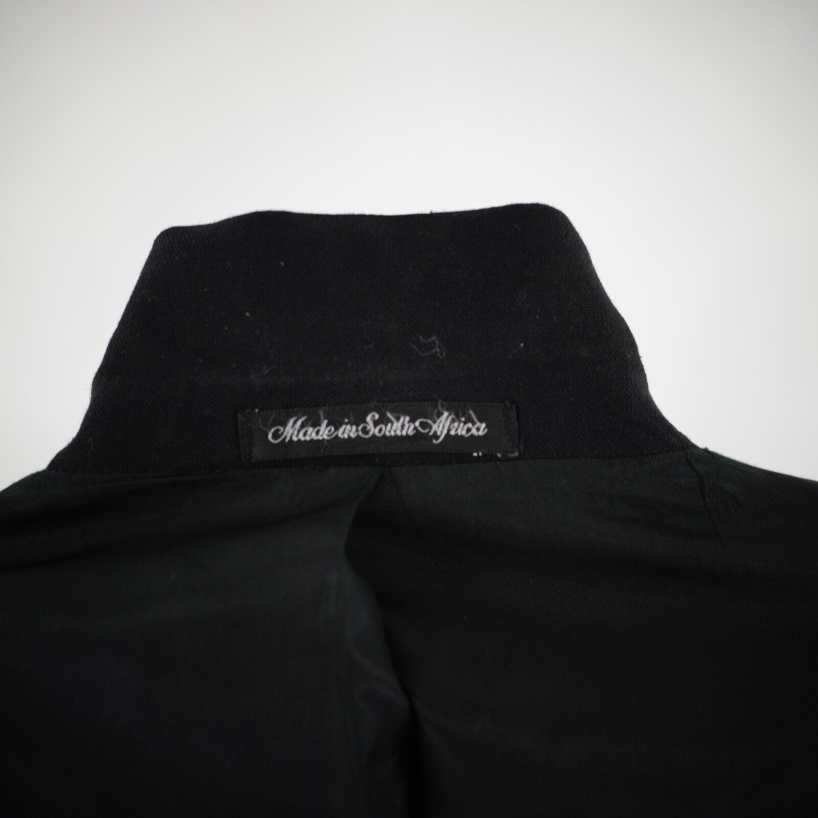 Vintage Wimbledon England Black Wool Polyester 2 Gold Button Blazer Size 44L - 12 Thumbnail