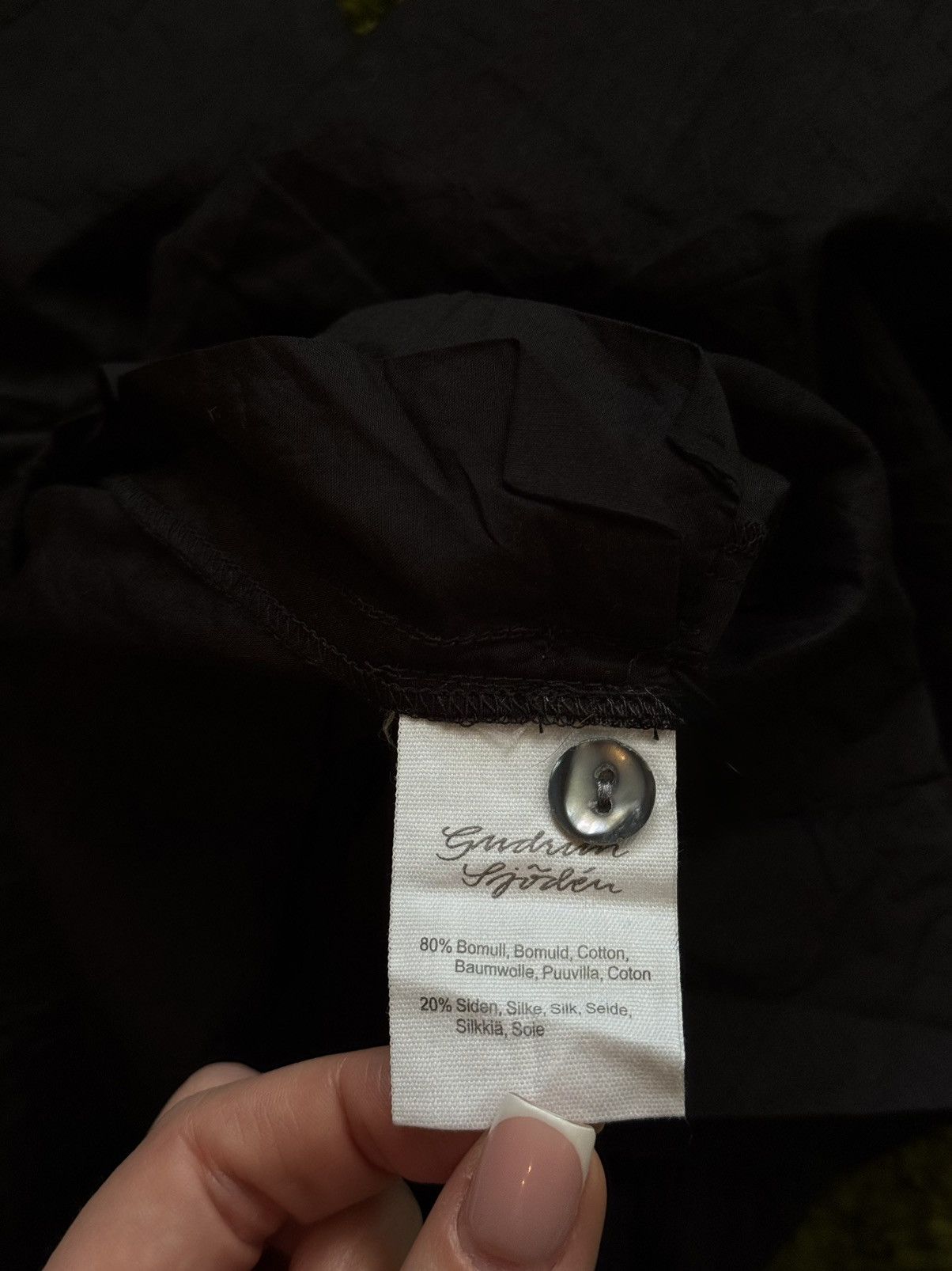 Designer × Gudrun Sjoden Gudrun Sjoden cotton silk blend wide leg culottes pants Y2K Size 26" / US 2 / IT 38 - 5 Thumbnail