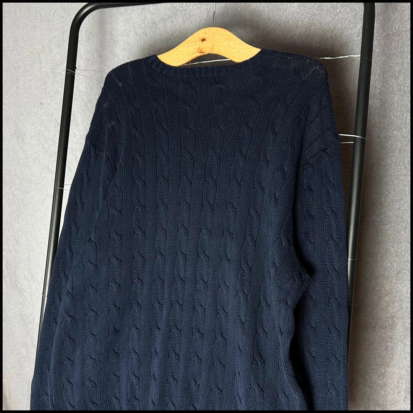 Designer × Ralph Lauren Knitwear Polo Ralph Lauren navy mini logo pony old money Size US XL / EU 56 / 4 - 9 Thumbnail