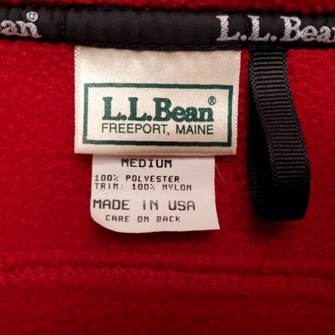 Vintage LL Bean Fleece Vest Womens Medium Red Full Zip Sleeveless Outdoors Made USA Size M / US 6-8 / IT 42-44 - 5 Thumbnail