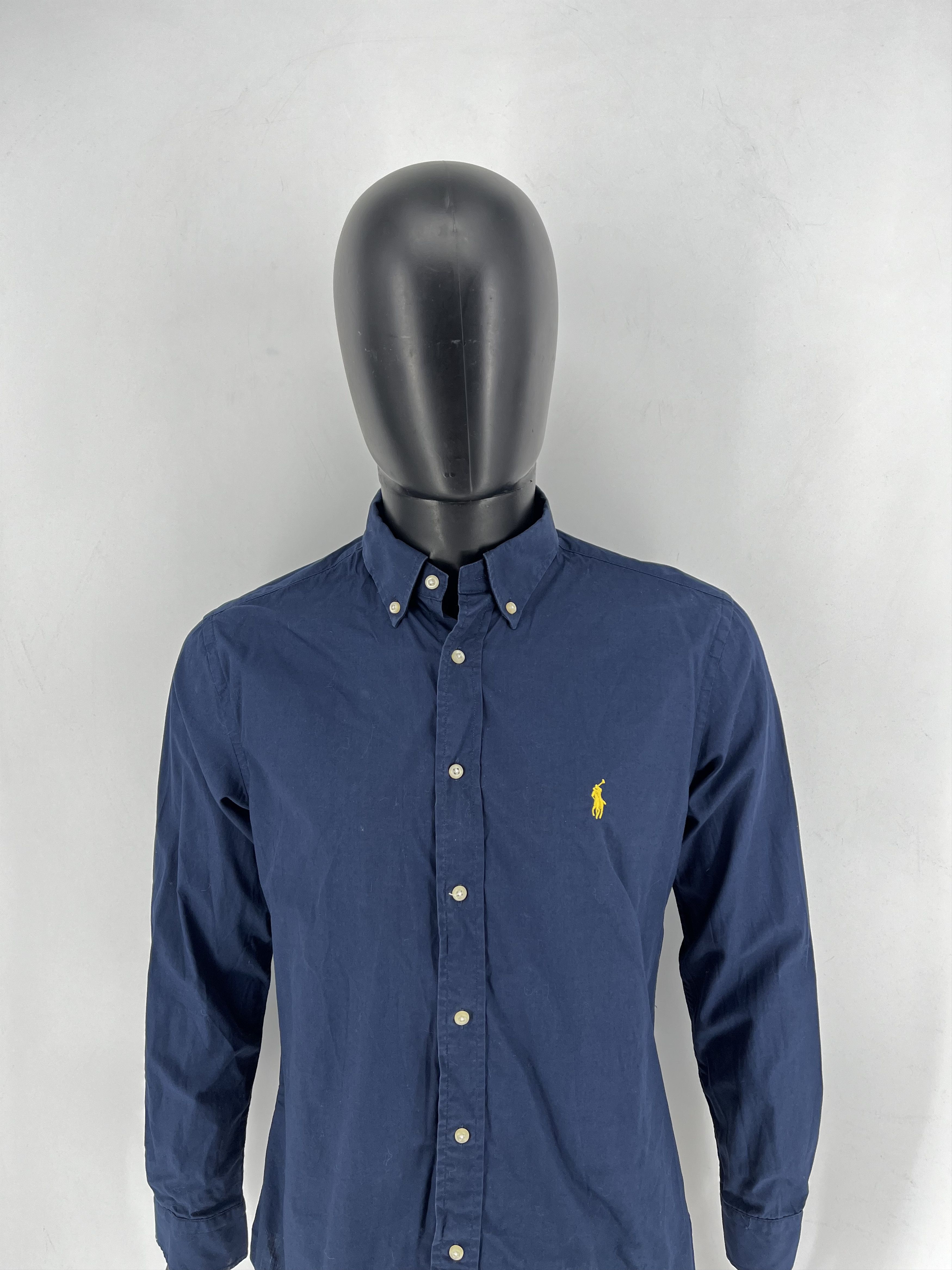 Polo Ralph Lauren Vintage Navy Shirt Polo Ralph Lauren Size M Rare Size US M / EU 48-50 / 2 - 5 Thumbnail