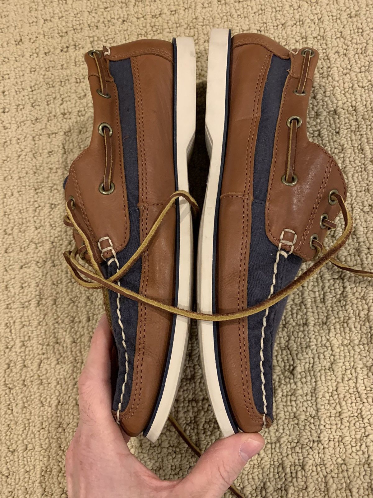 Polo Ralph Lauren Leather Boat/Canoe Shoes | Grailed