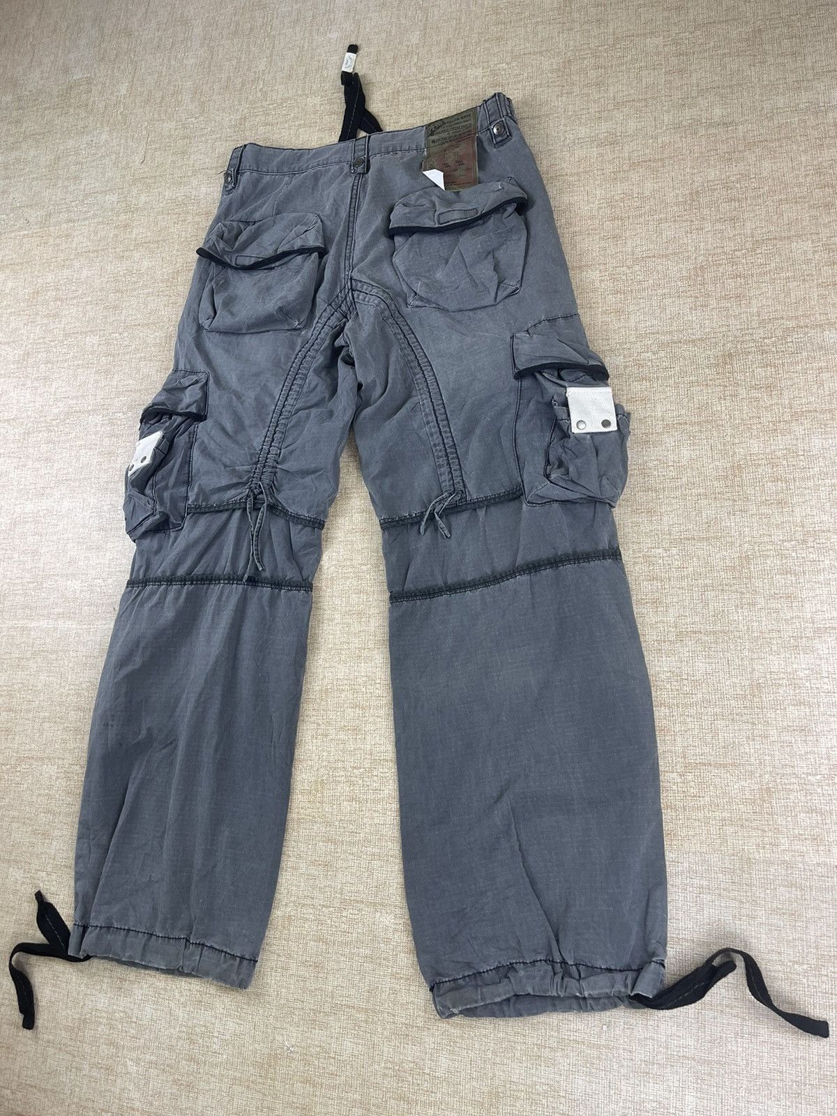 Vintage PPFM Yellow Riot Punks! Bondage Multipocket Pants