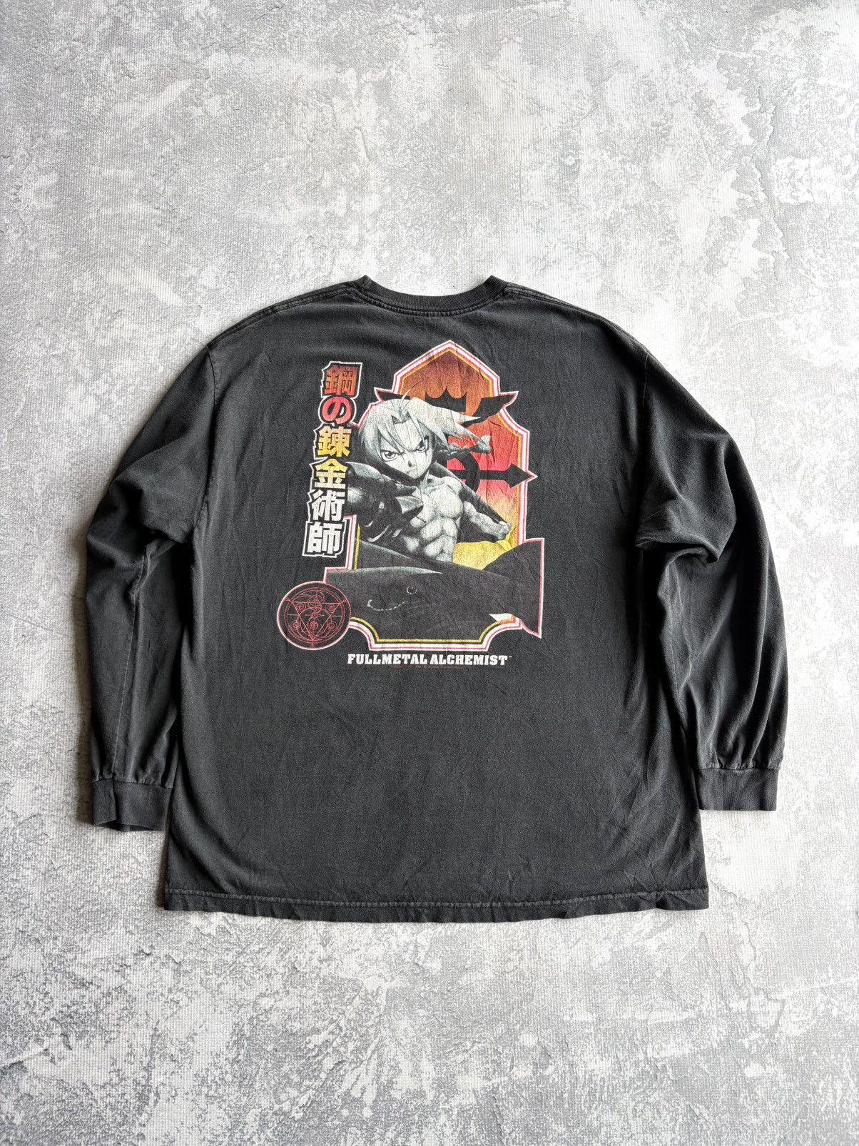 Anime Vintage 2004 Fullmetal Alchemist Long Sleeve Tee Shirt Size US XL / EU 56 / 4 - 1 Thumbnail