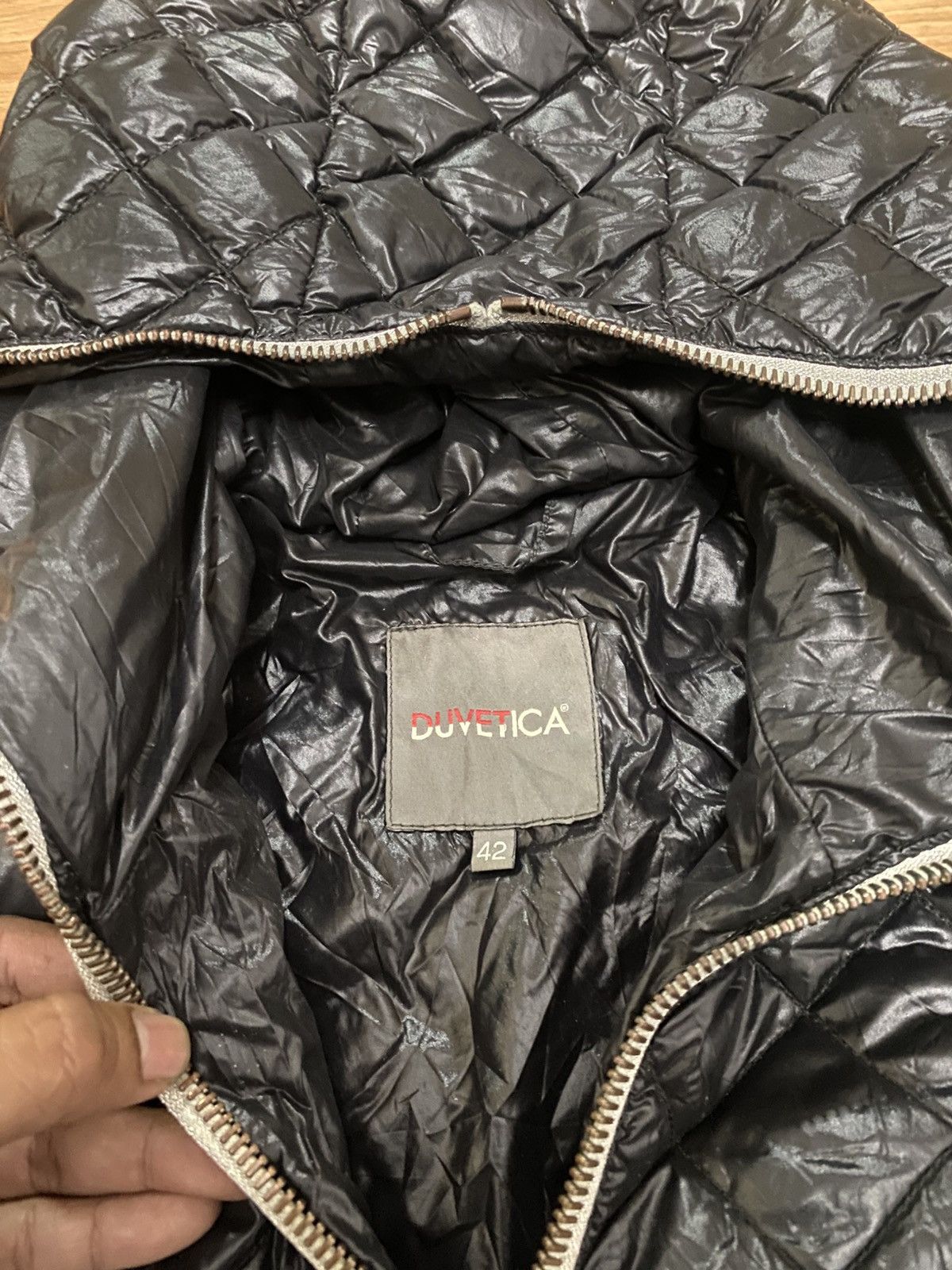Designer × Duvetica 🔥Stunning🔥Duvetica plated puffer full zipper Size US M / EU 48-50 / 2 - 12 Thumbnail