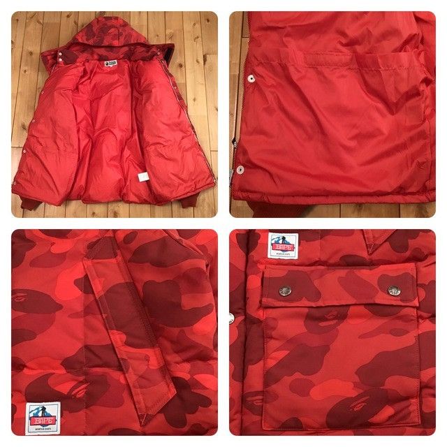 Bape × Nigo BAPE Red camo Hoodie Puffer Down Jacket a bathing ape NIGO Size US L / EU 52-54 / 3 - 7 Thumbnail
