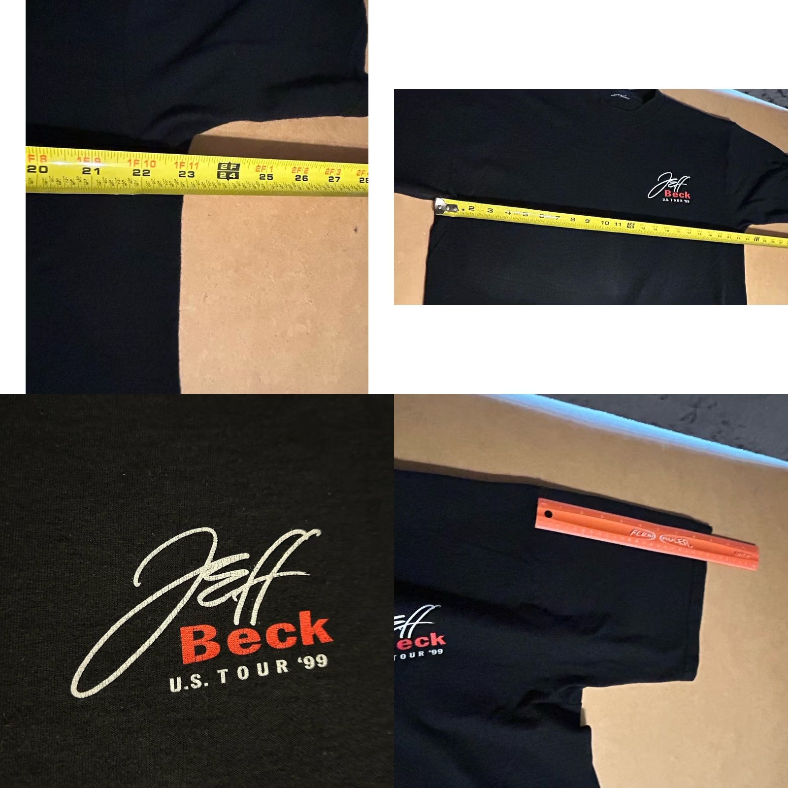 Doublet Vintage Jeff Beck Who Else US Tour Shirt 1999 Men XL Black Short Sleeve Double Sided Size US XL / EU 56 / 4 - 9 Thumbnail