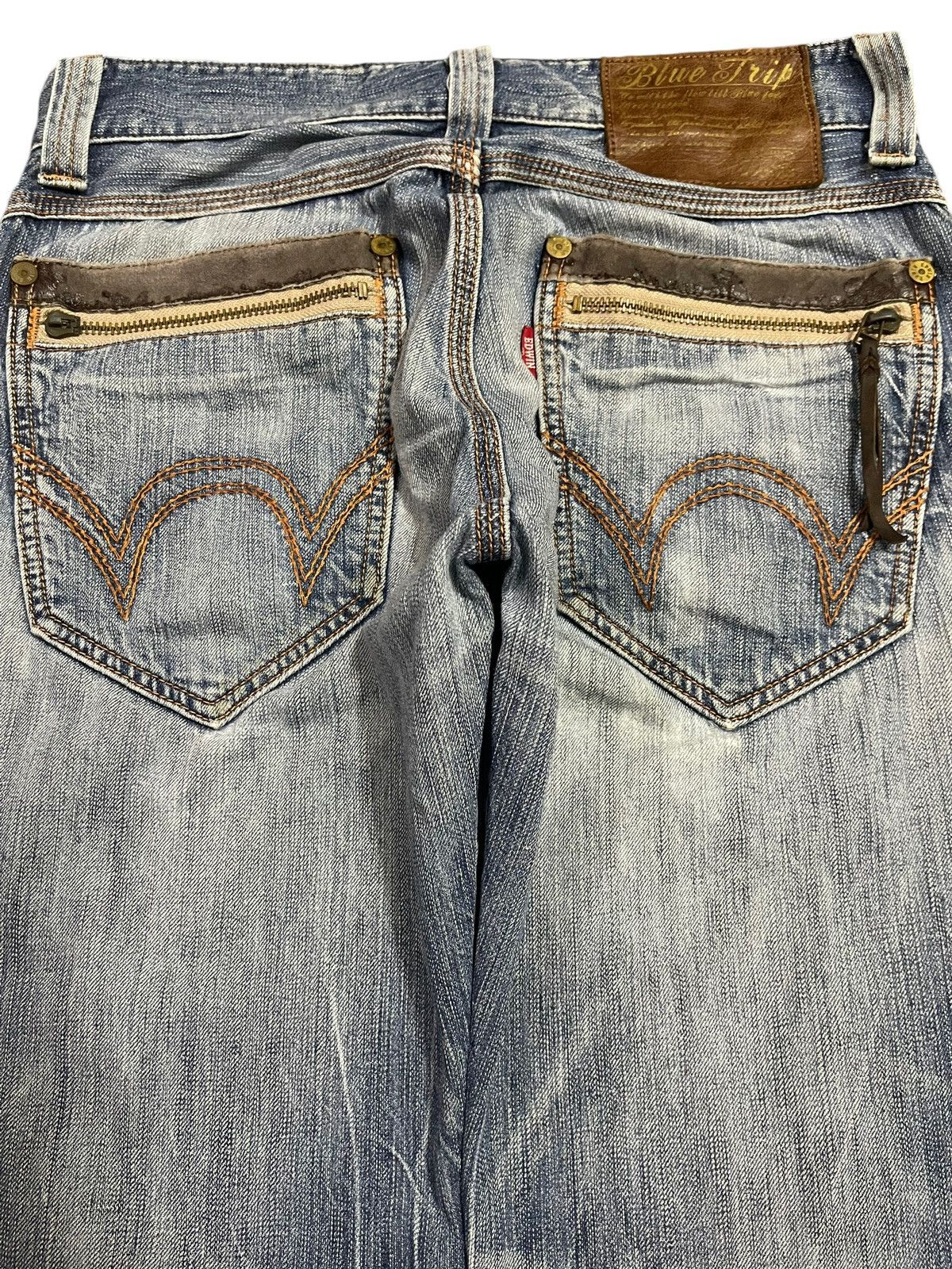 Edwin Vintage Edwin Blue Trip Thunder Wash Style Baggy Jeans Size US 32 / EU 48 - 5 Thumbnail
