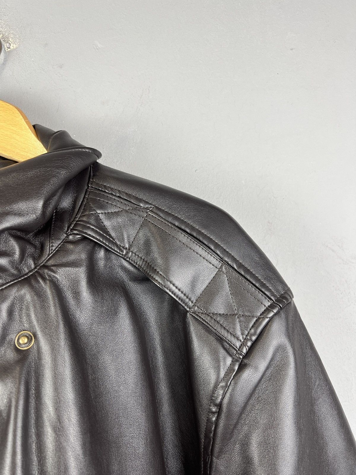 Vintage Vintage Shake Wolf Rare Leather Jacket Faux leather Y2K Size US M / EU 48-50 / 2 - 11 Thumbnail
