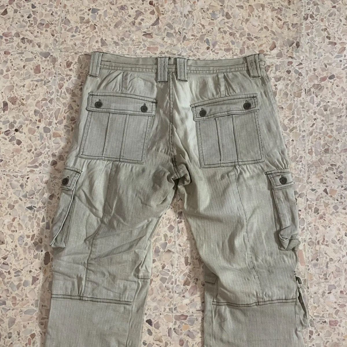 Le Grande Bleu (L.G.B.) SEMATIC DESIGN UTILITY MULTIPOCKET PARACHUTE TWILL HBT CARGO Size US 32 / EU 48 - 6 Thumbnail