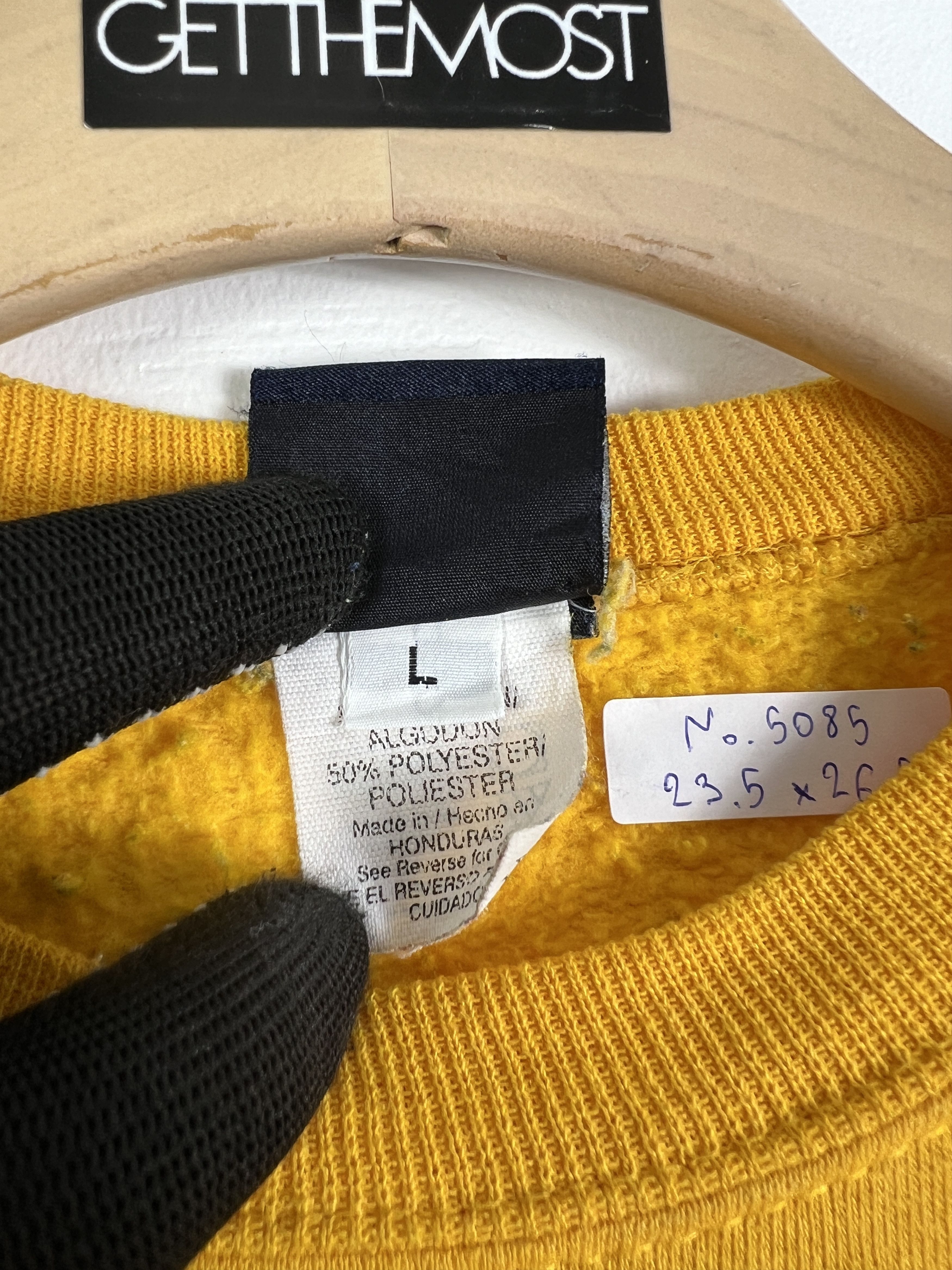 Vintage No.5085 VTG Murray State Racers Embroidery Sweatshirt (L) Size US L / EU 52-54 / 3 - 5 Thumbnail