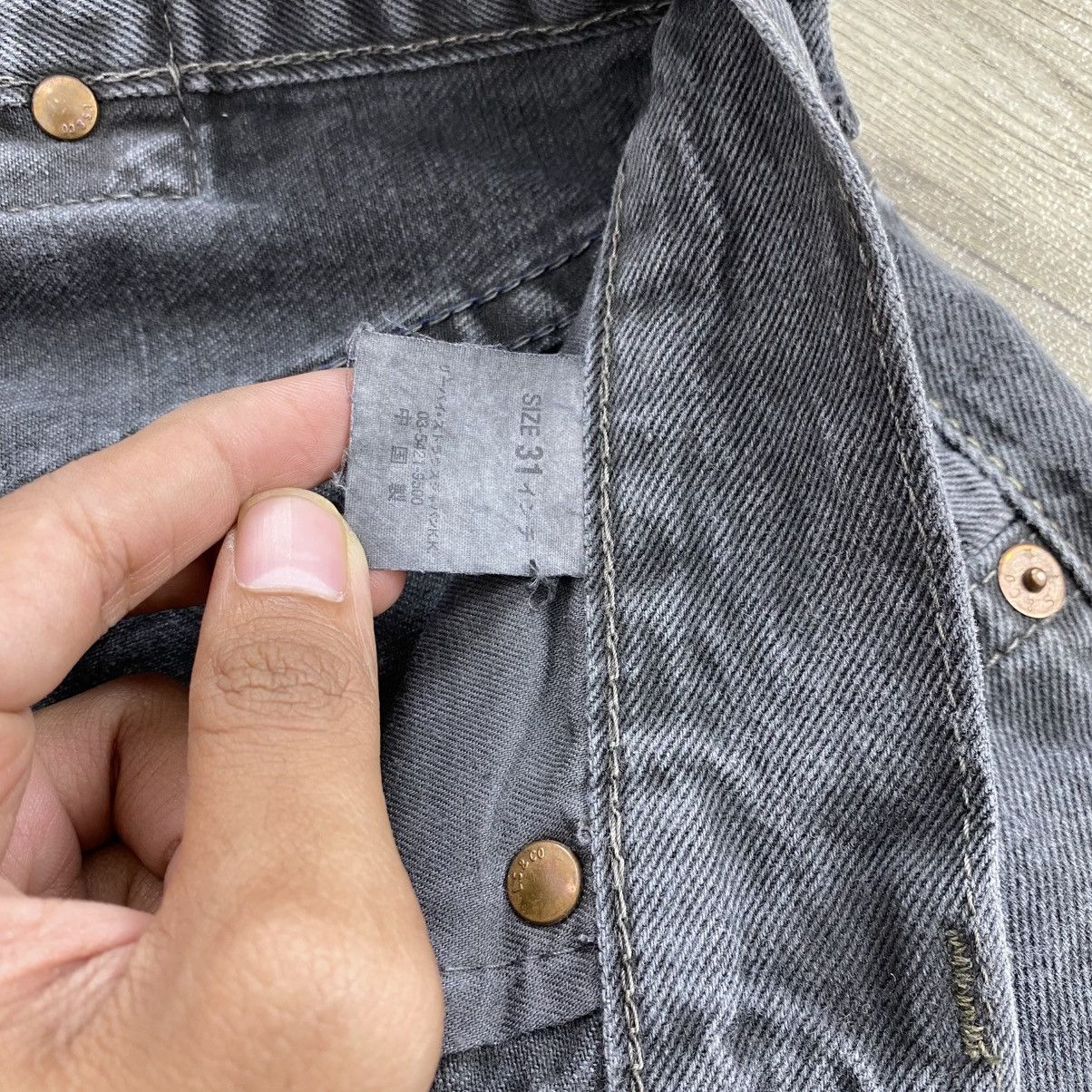 Levi's Vintage Clothing Y2K Vintage Levis Clawmark Grunge Black Faded Baggy Jeans Size US 27 - 6 Thumbnail