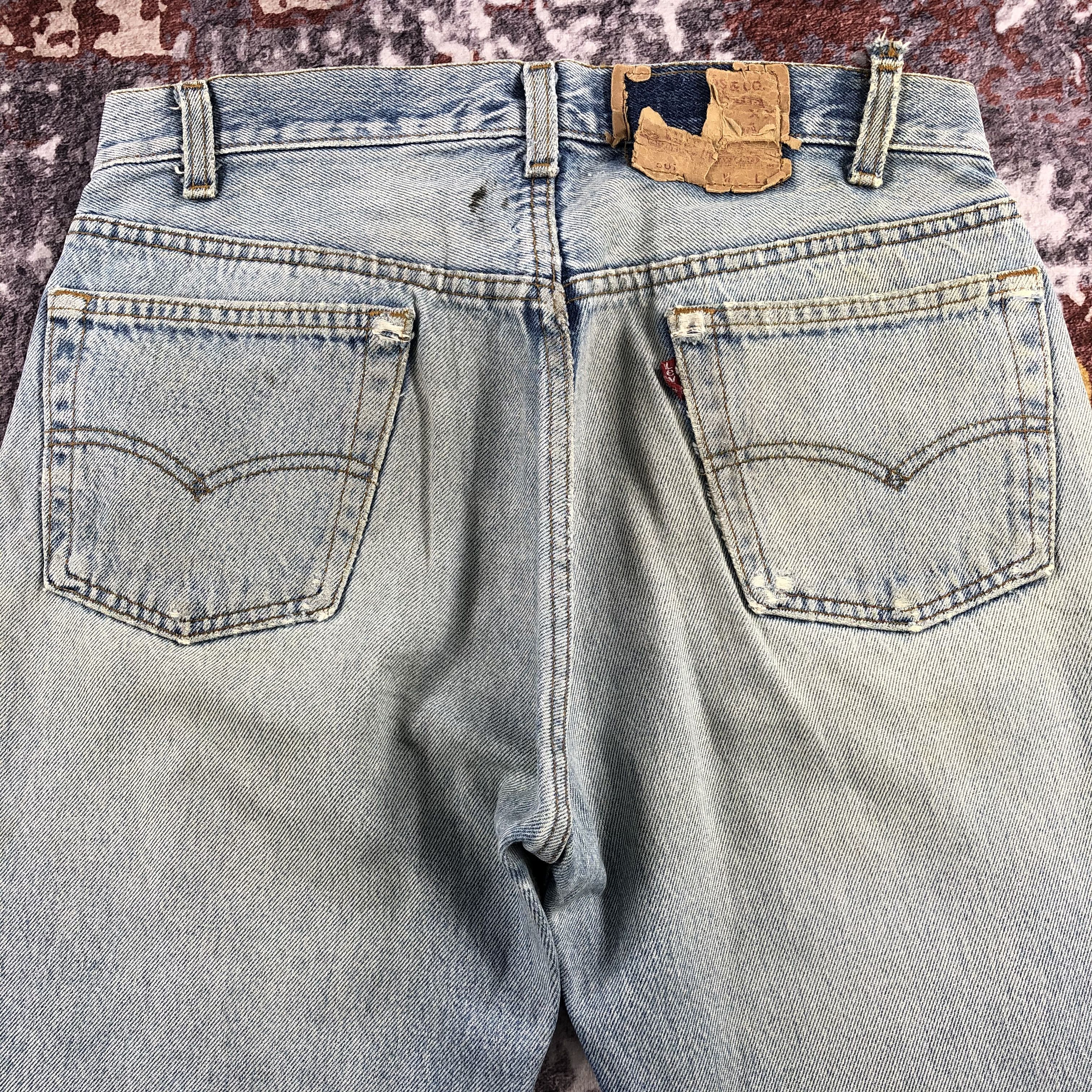 Levi's Vintage 90s Light Wash Levis 501 Jeans-JM2117 Size US 29 - 5 Thumbnail