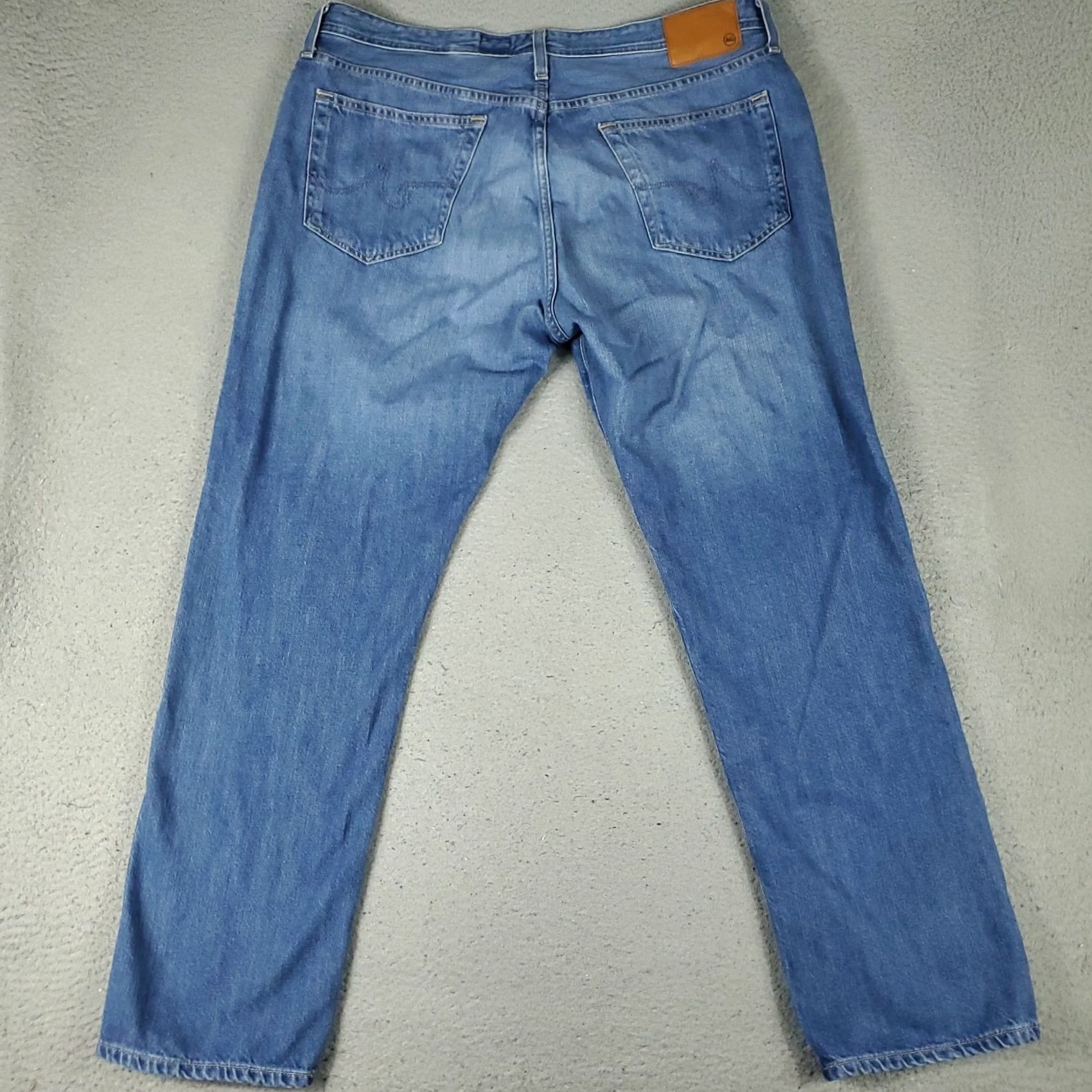 Vintage AG Adriano Goldschmied The Everett Jeans Mens 40x32 Blue Slim Straight Denim 5-Pocket Regular Rise Size US 40 / EU 56 - 7 Thumbnail