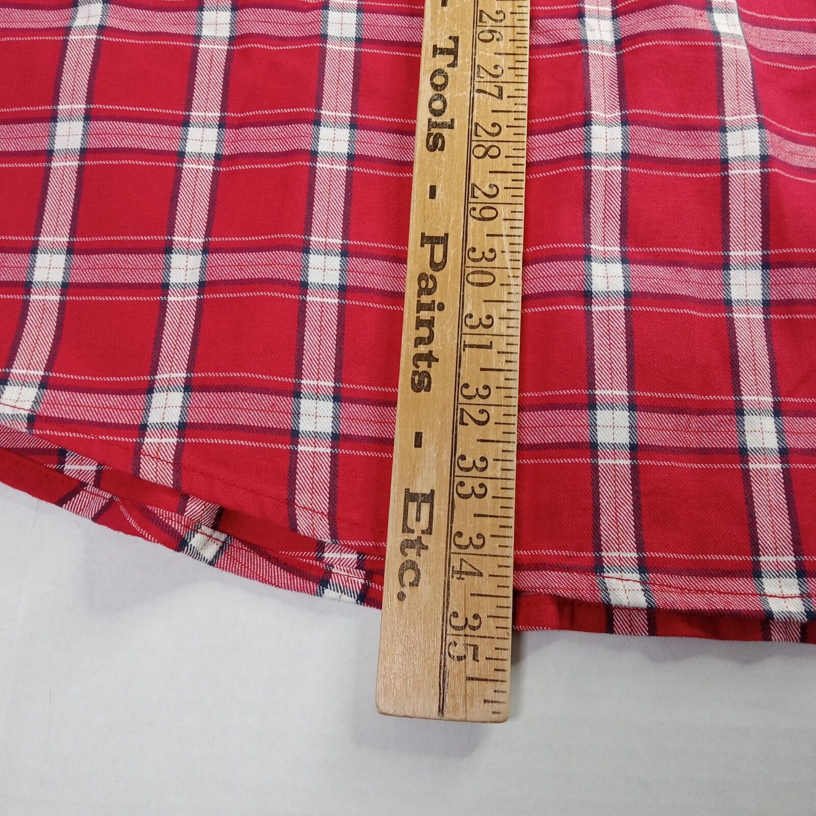 & Other Stories Titicaca FR Work Shirt Flame Resistant Men's 4XL Red Plaid Size US XXL / EU 58 / 5 - 7 Thumbnail