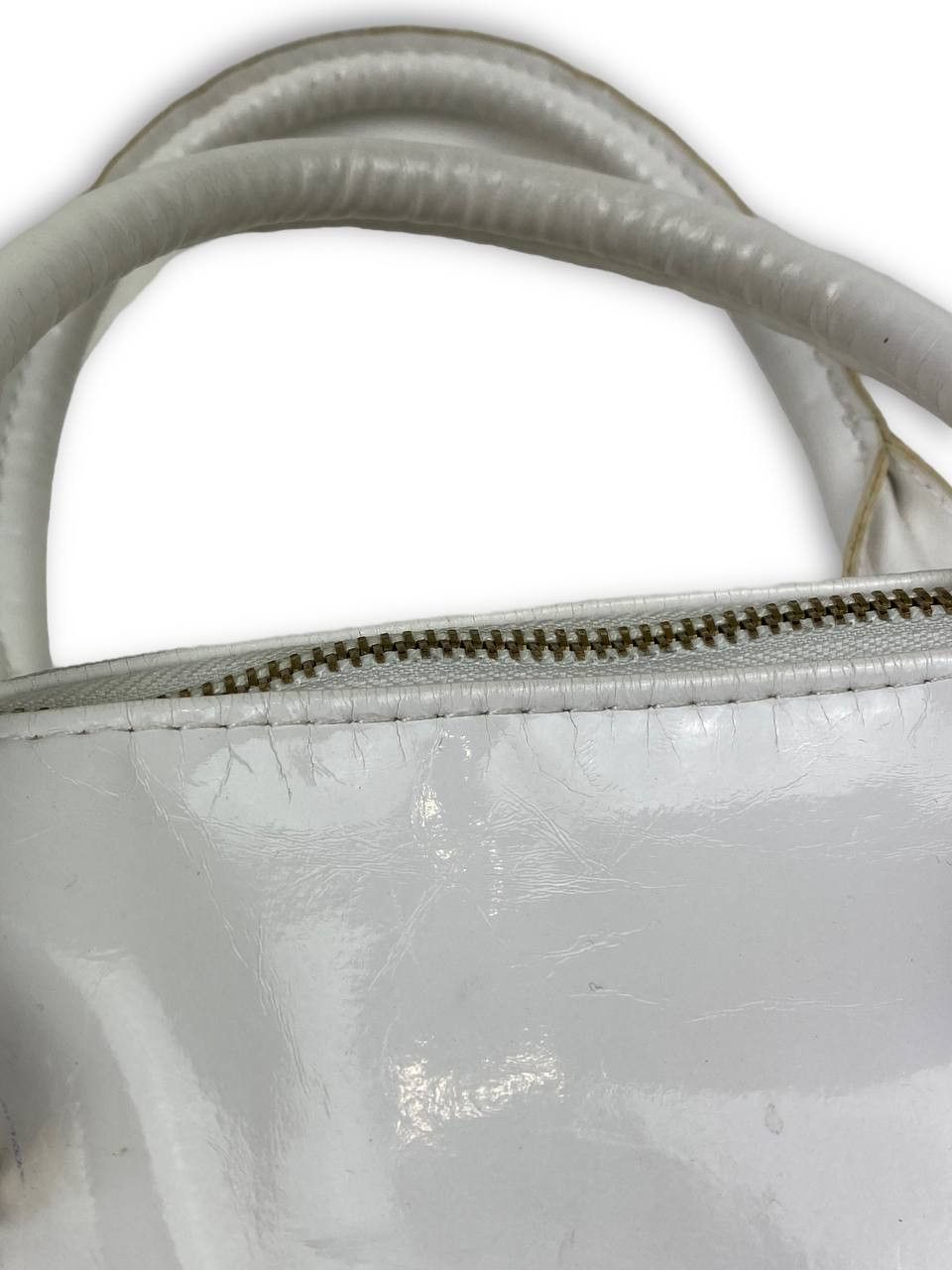 Versace Vintage VERSACE Parfums White Handle Bag M519 Size ONE SIZE - 12 Thumbnail