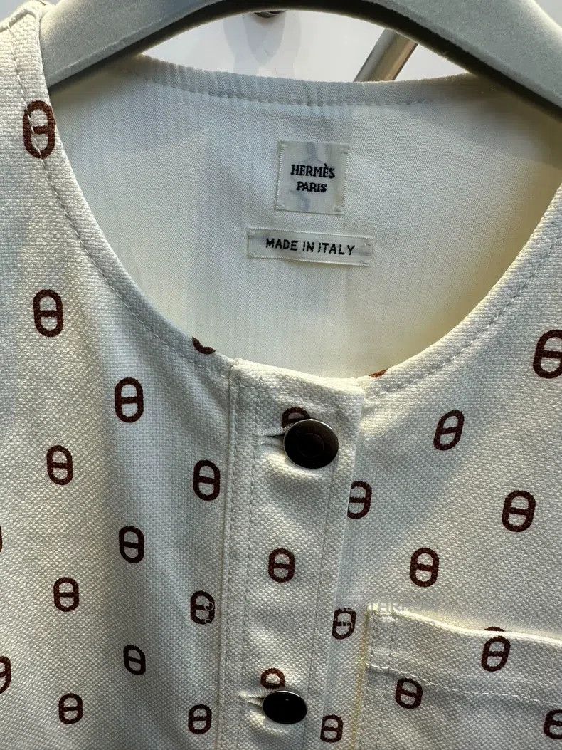 Hermes Hermes Pig Nose Patterned Dress Size XS / US 0-2 / IT 36-38 - 6 Thumbnail