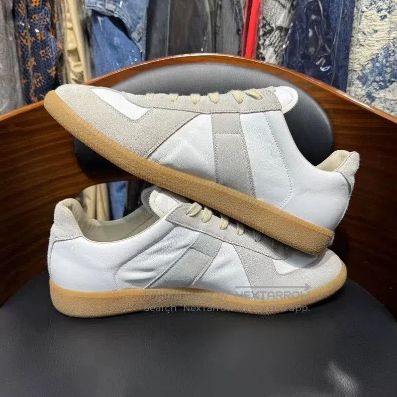 Maison Margiela Maison Margiela White Casual Sneakers. Size US 10.5 / EU 43-44 - 4 Thumbnail