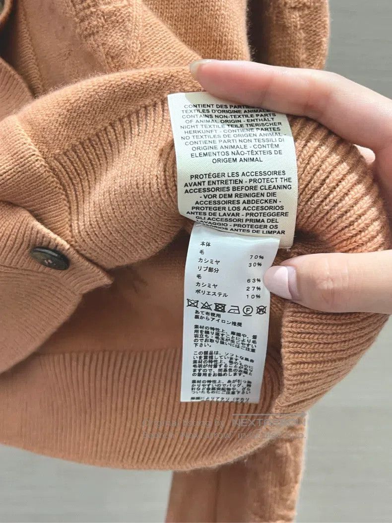 Hermes Hermes Orange sweater Size XS / US 0-2 / IT 36-38 - 5 Thumbnail