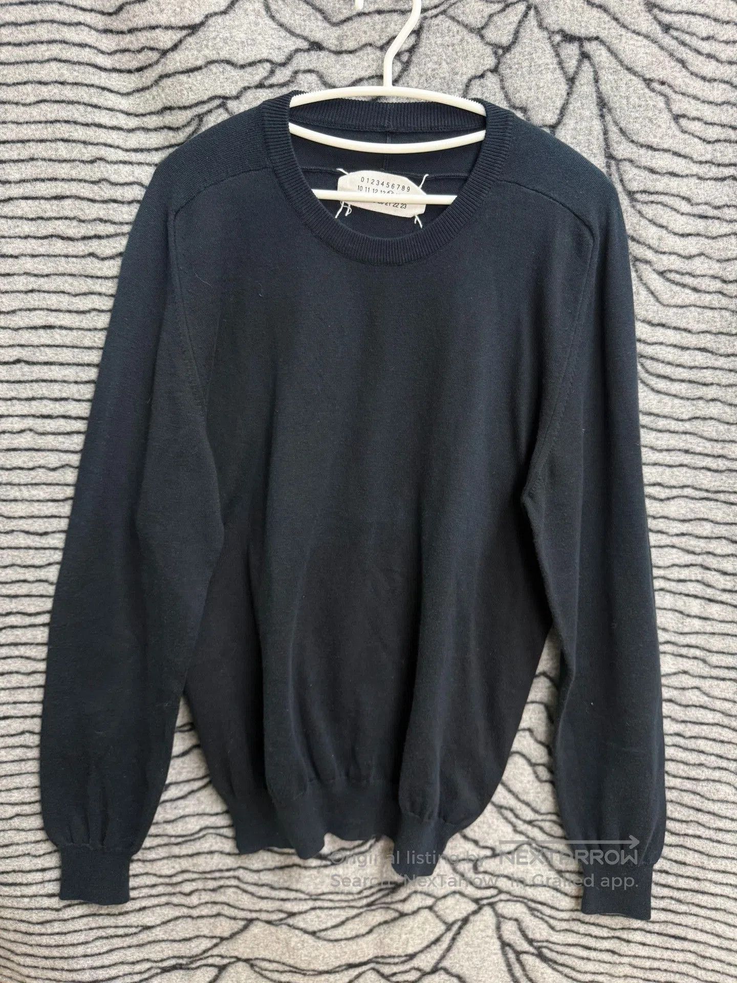 Maison Margiela Maison Margiela Deconstructed Leather Panel Sweater. Size US M / EU 48-50 / 2 - 6 Thumbnail