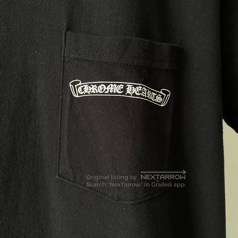 Chrome Hearts CHROME HEARTS Size L Black Phantom Cross Short Sleeve Size US L / EU 52-54 / 3 - 3 Thumbnail