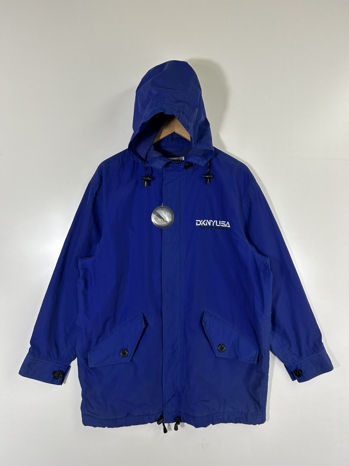 DKNY ⚡️Vintage DKNY USA Hoodie Zipper Jacket Size US S / EU 44-46 / 1 - 1 Thumbnail