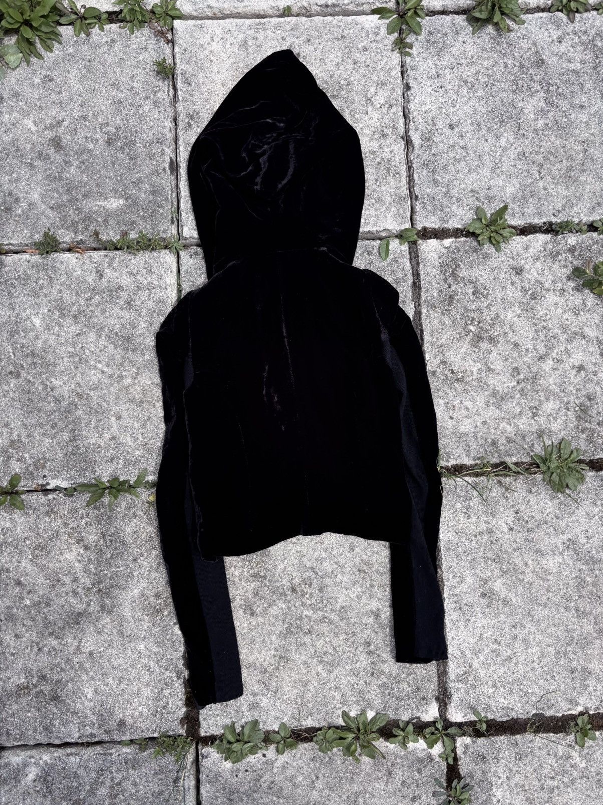 Rick Owens Rick Owens 1/1 pre 2008 velour mountain hoodie Size S / US 4 / IT 40 - 5 Thumbnail