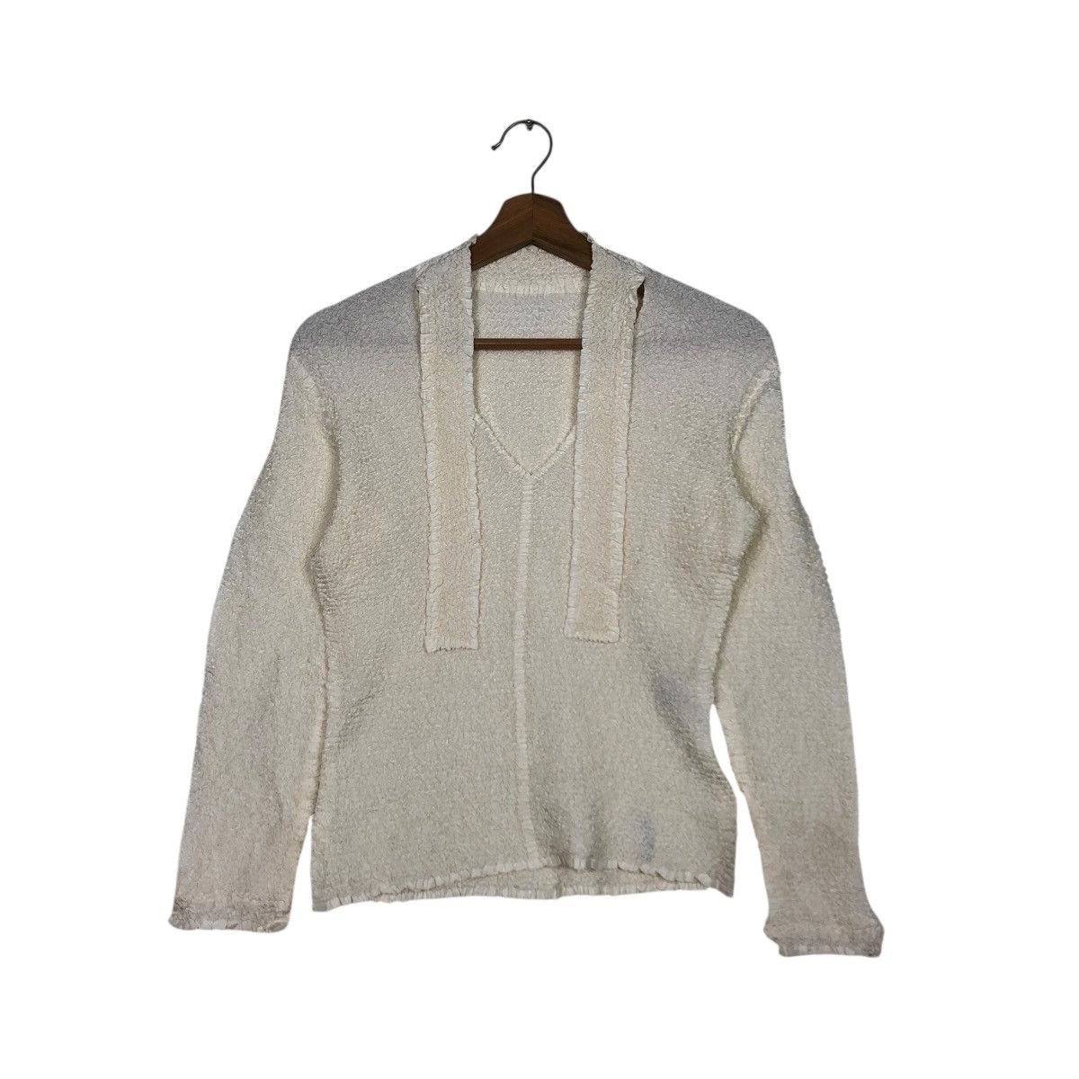 Yoshiyuki Konishi 🔥VINTAGE PLEATED PULL OVER CROPPED YOSHIYUKI KONISHI Size M / US 6-8 / IT 42-44 - 3 Thumbnail