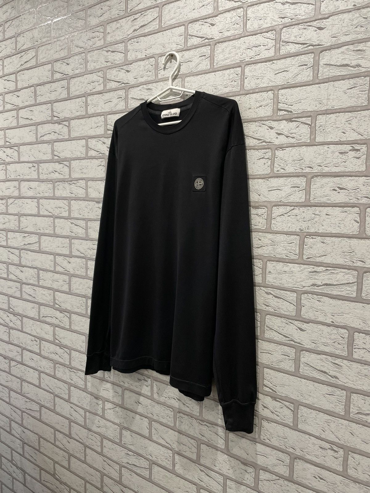 Designer Stone Island Patch Program Long Sleeve T Shirt Tee Size US L / EU 52-54 / 3 - 2 Thumbnail