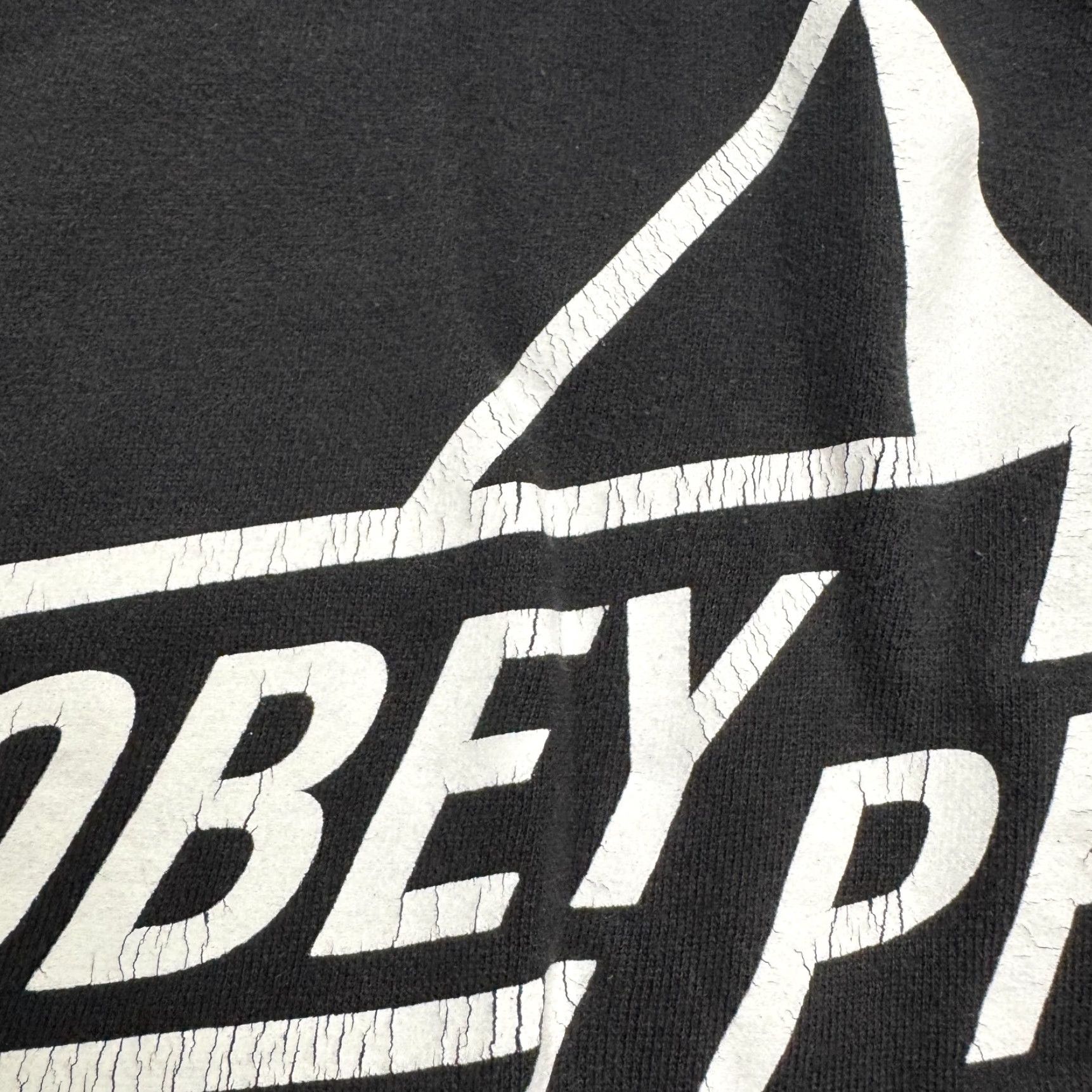 Obey OBEY Hoodie Mens M Black Cotton Polyester Graphic Pullover Sweatshirt Hooded Logo All Seasons Winter Spring Fall Regular Fit Size US M / EU 48-50 / 2 - 5 Thumbnail