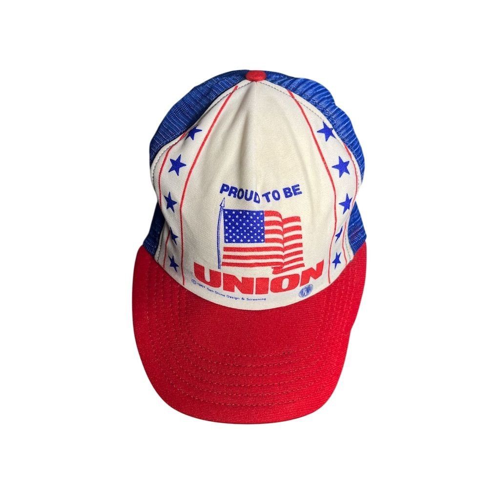 Other 1987 Vintage Railroad Union Trucker Hat Size ONE SIZE - 4 Thumbnail