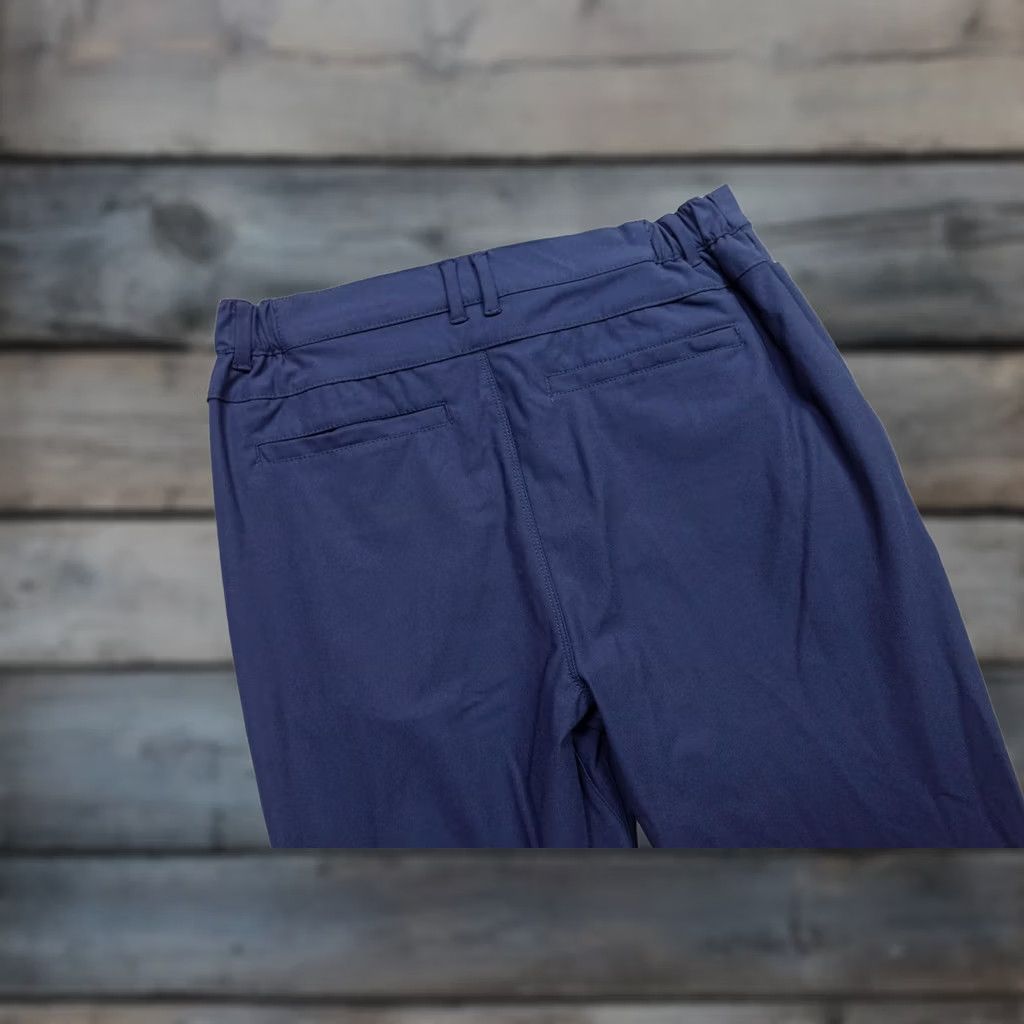 Cuts CUTS Jogger Pants Mens Large Blue 34x30 Polyester Elastic Waist Pockets Tapered Business Casual Size US 33 - 1 Thumbnail