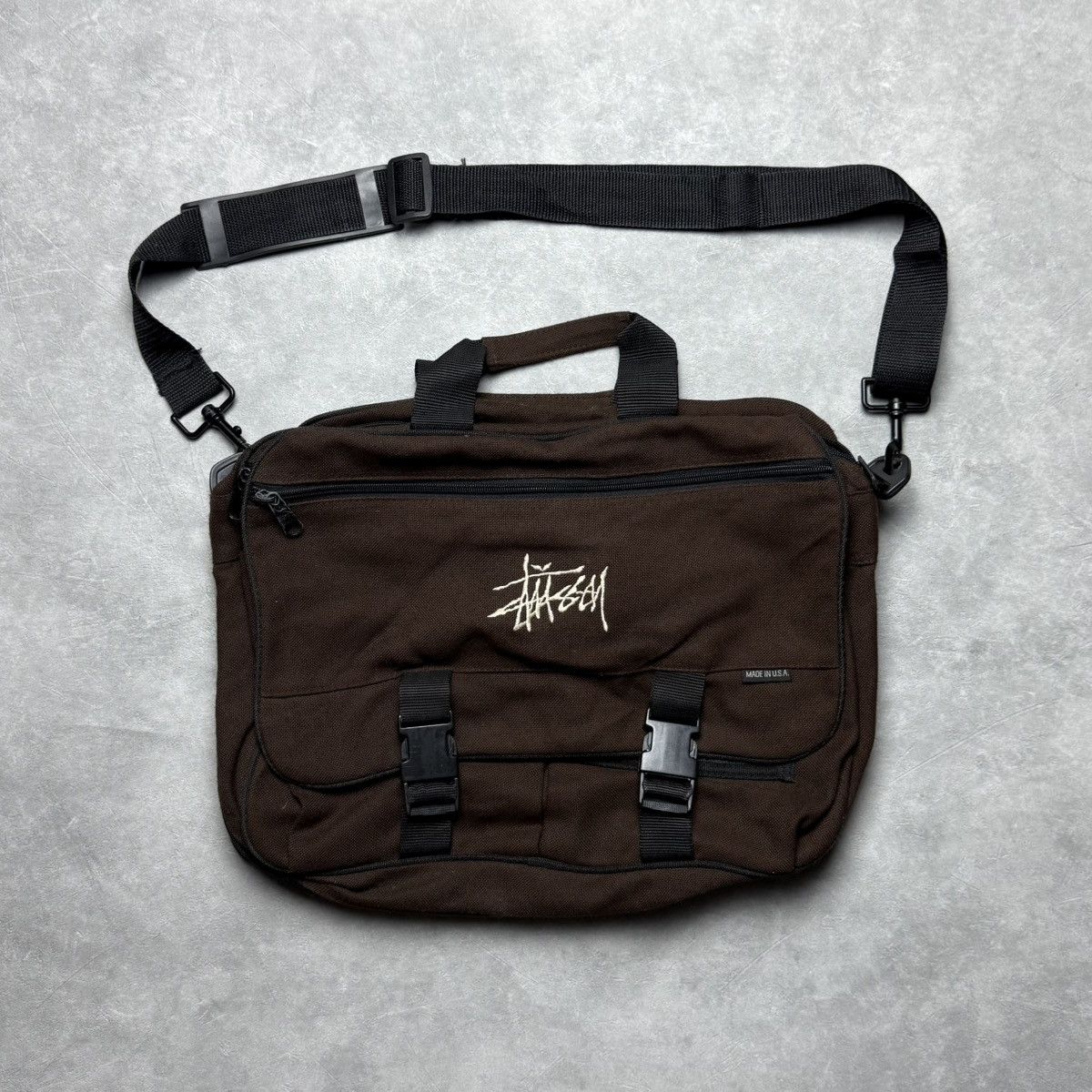 バッグ STUSSY DENIM TEARS MESSENGER BAG Stussy Tears Messenger Bag