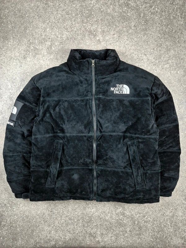 Supreme Supreme The North Face Men's Black Suede Down Jacket Size M Size US M / EU 48-50 / 2 - 1 Thumbnail