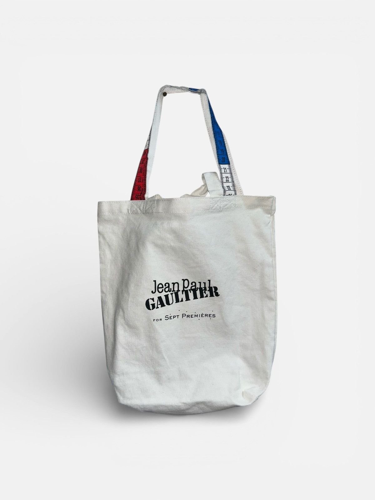 Jean Paul Gaultier For Sept Premieres FW2015 Measuring Tape Tote Bag Size ONE SIZE - 4 Thumbnail