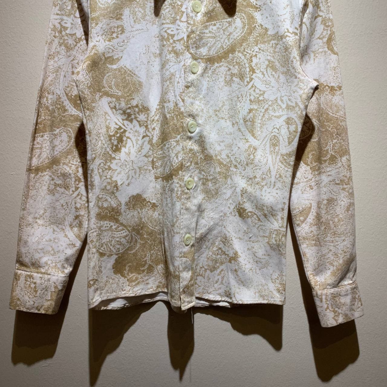 Tornado Mart 🔥 Y2K Tornado Mart Python Flower Paisley Button Up Shirts 🌪️ Size US M / EU 48-50 / 2 - 5 Thumbnail