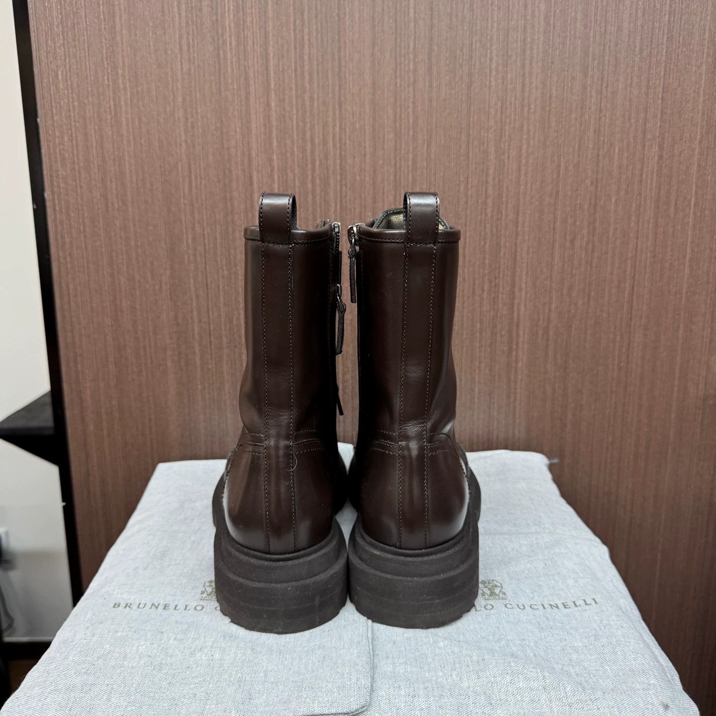 Brunello Cucinelli BRUNELLO CUCINELLI mid-calf leather boots 38 Size US 7.5 / IT 37.5 - 4 Thumbnail