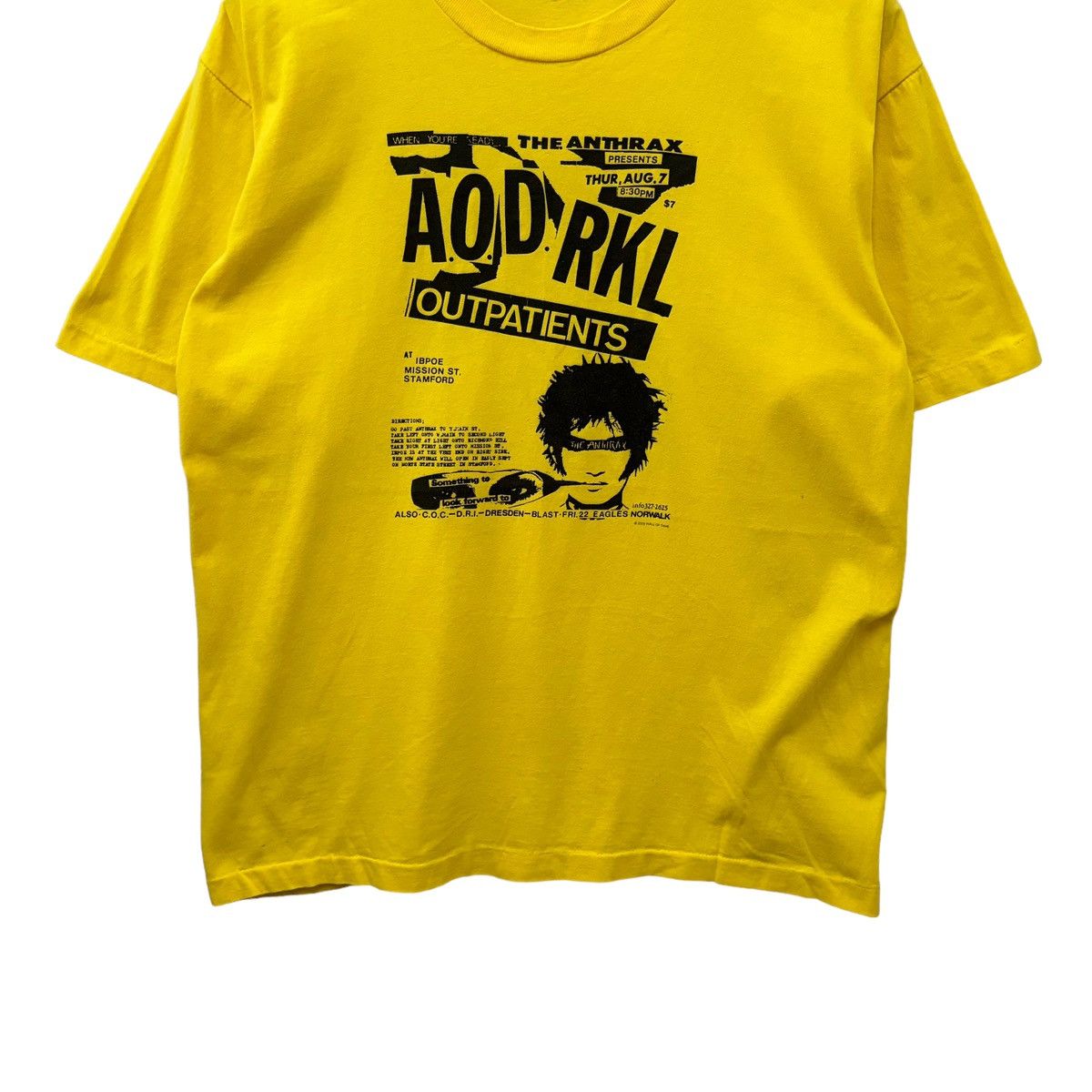 Band Tees × Vintage Vintage THE ANTHRAX Band Tees Parody Sex Pistol Size US L / EU 52-54 / 3 - 3 Thumbnail