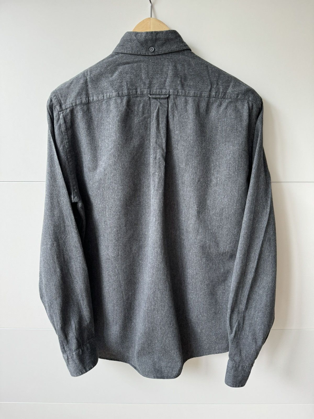 Acne Studios [48] Isherwood Melton Shirt in Carbon Grey (AW17) Size US M / EU 48-50 / 2 - 4 Thumbnail