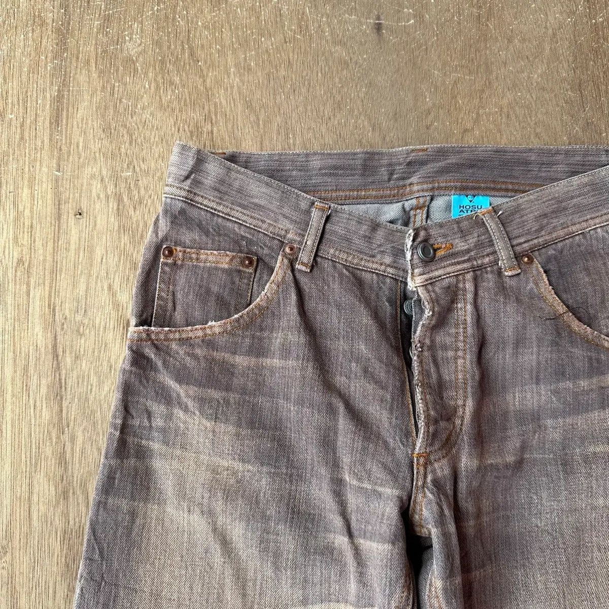 Japanese Brand W30 L32🔥5-POCKET VTG HOSU JAPAN REDLINE JEANS SELVEDGE PANT Size US 30 / EU 46 - 3 Thumbnail