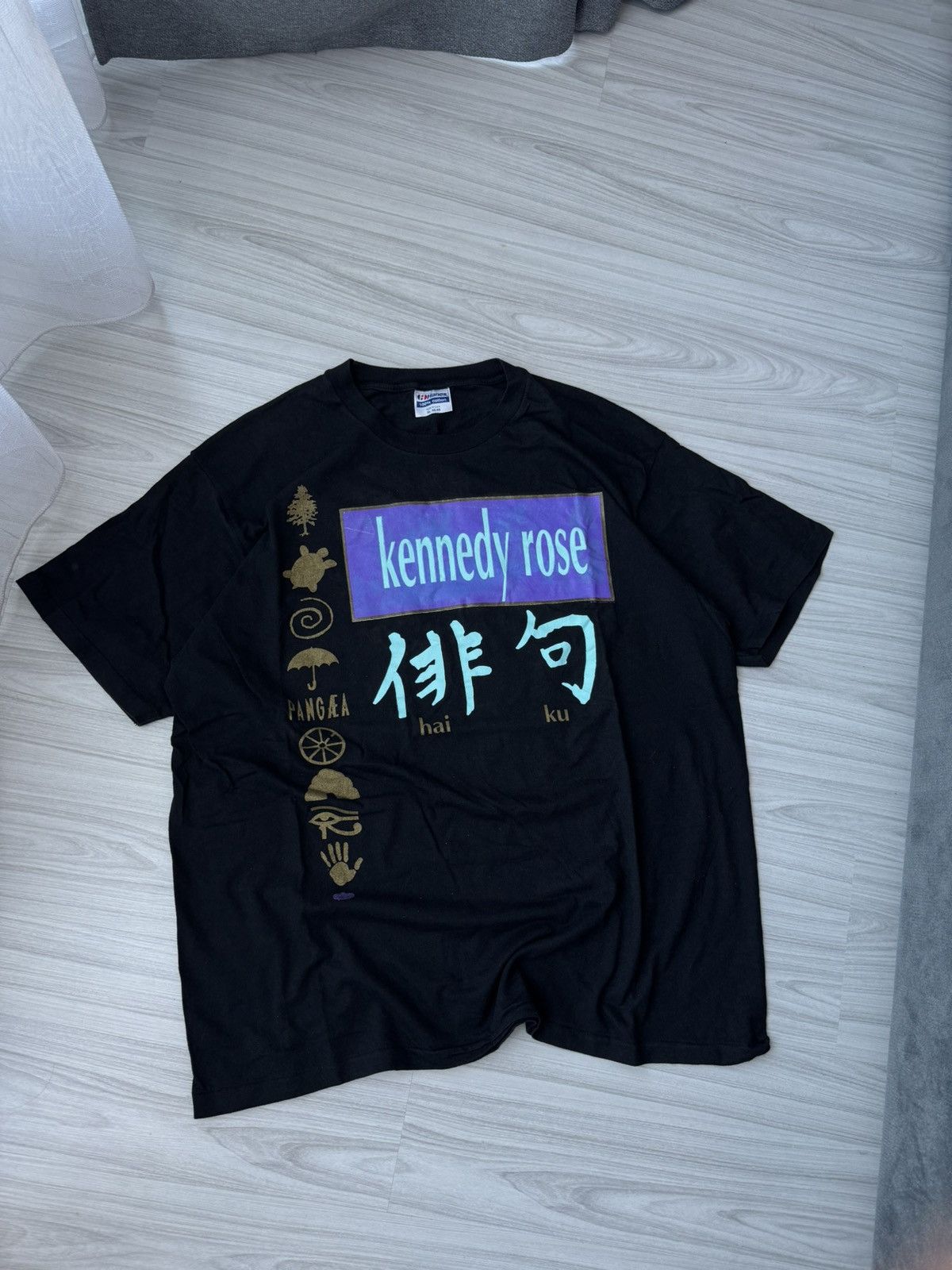 Band Tees × Vintage 90s Vintage Kennedy Rose ‘Hai Ku’ Tee Graphic Shirt Size US XL / EU 56 / 4 - 2 Thumbnail