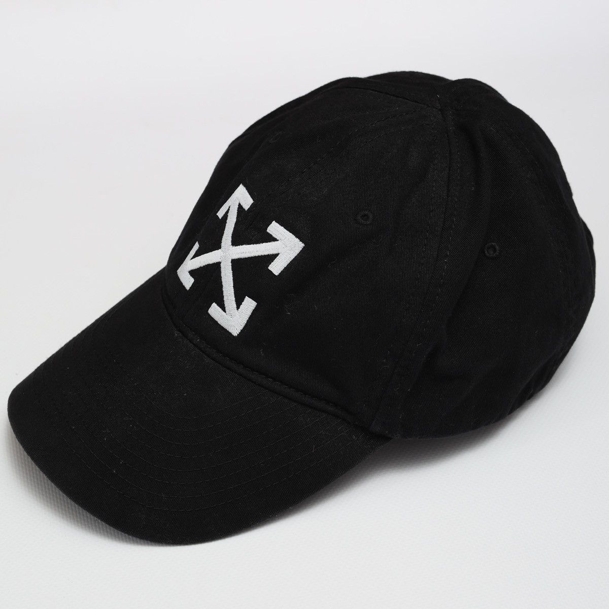 Off-White Off White Permanent Arrow Baseball Cap Black Size ONE SIZE - 1 Thumbnail