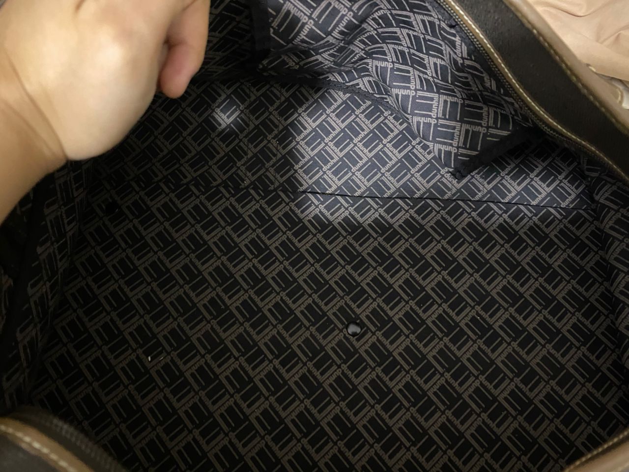 Alfred Dunhill Vintage Dunhill Canvas & Leather Travel Bag – Made in Italy Size ONE SIZE - 11 Thumbnail
