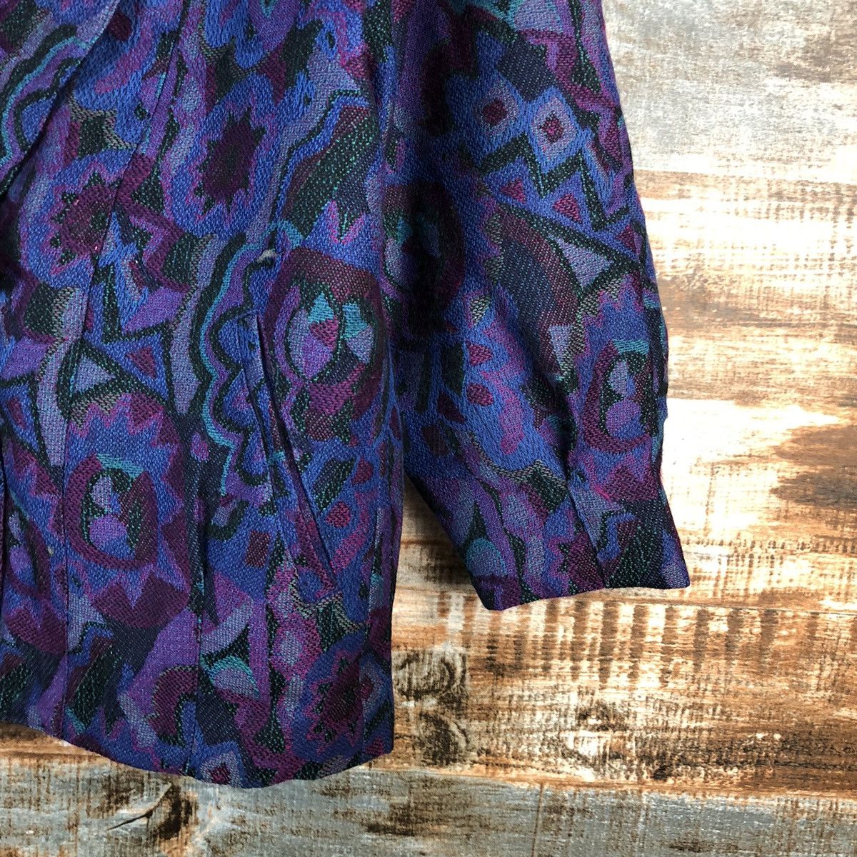 Japanese Brand × Vintage Japanese Brand vintage art Purple Blazzer #A2327 Size M / US 6-8 / IT 42-44 - 8 Thumbnail