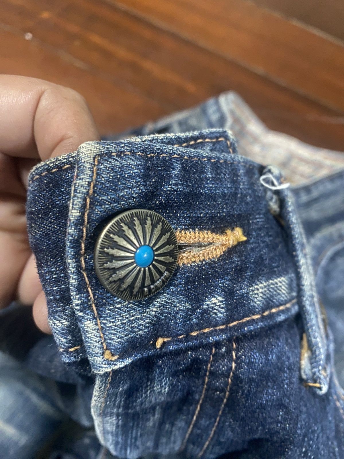 Edwin BAGGY DISTRESSED DENIM EDWIN EXCLUSIVE VINTAGE XU flare Size US 36 / EU 52 - 16 Thumbnail