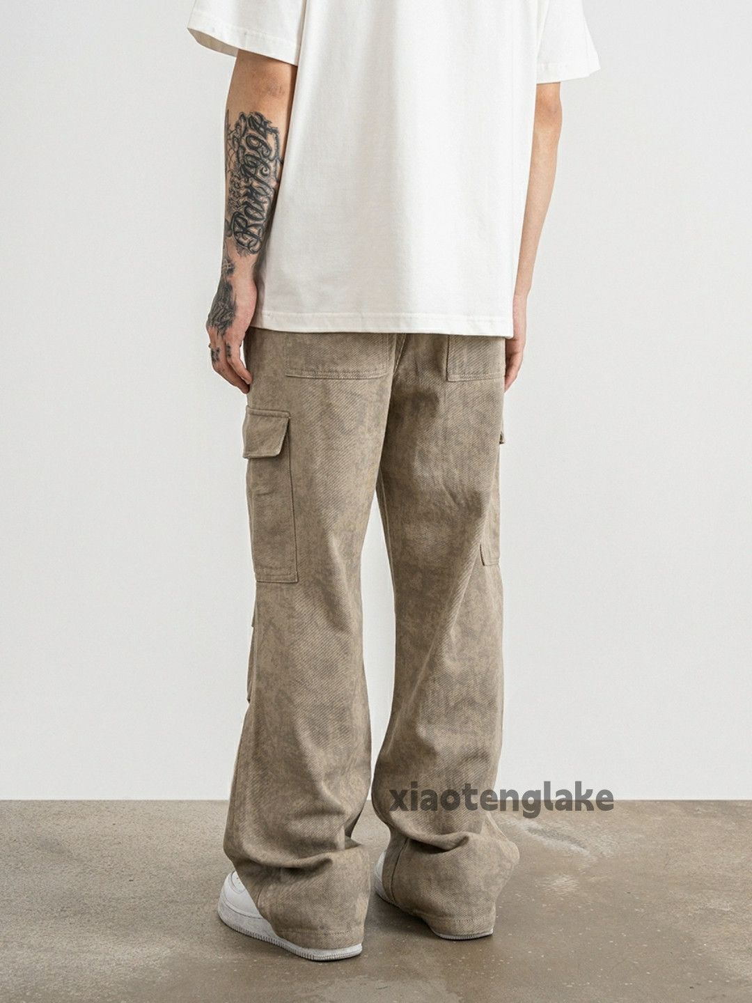 Designer × Japanese Brand × Vintage washed faded cleanfit yuppie pleated cargo pants Size US 32 / EU 48 - 4 Thumbnail